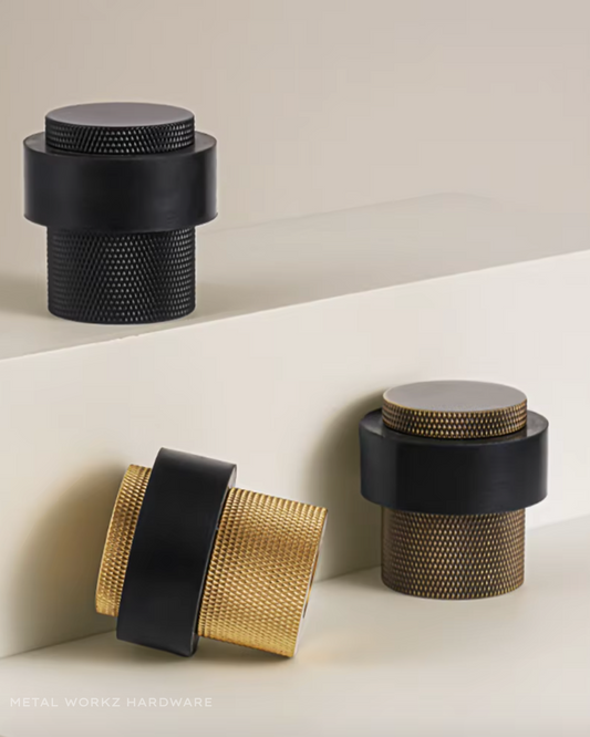 Floor Mounted Heavy Duty Modern Solid Brass Door Stop
