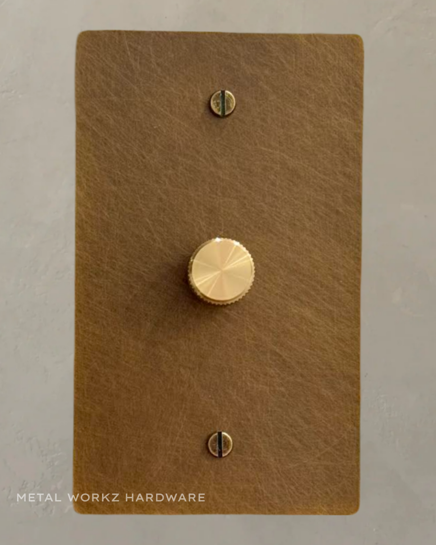 Brass 3-Way Rotary Dimmer Switch (1-Gang) Aged Patina Brass