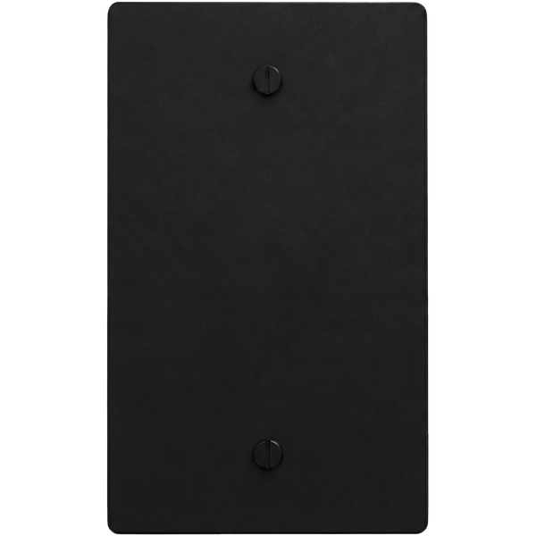 Matte black mb 1-gang switch plate