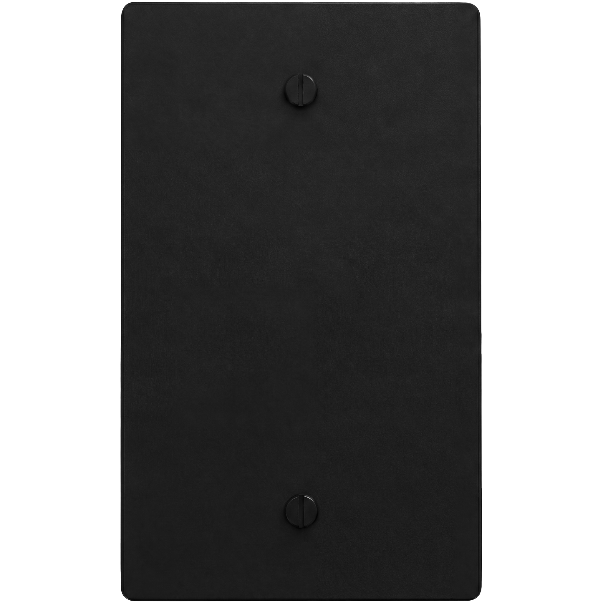 Matte black mb 1-gang switch plate