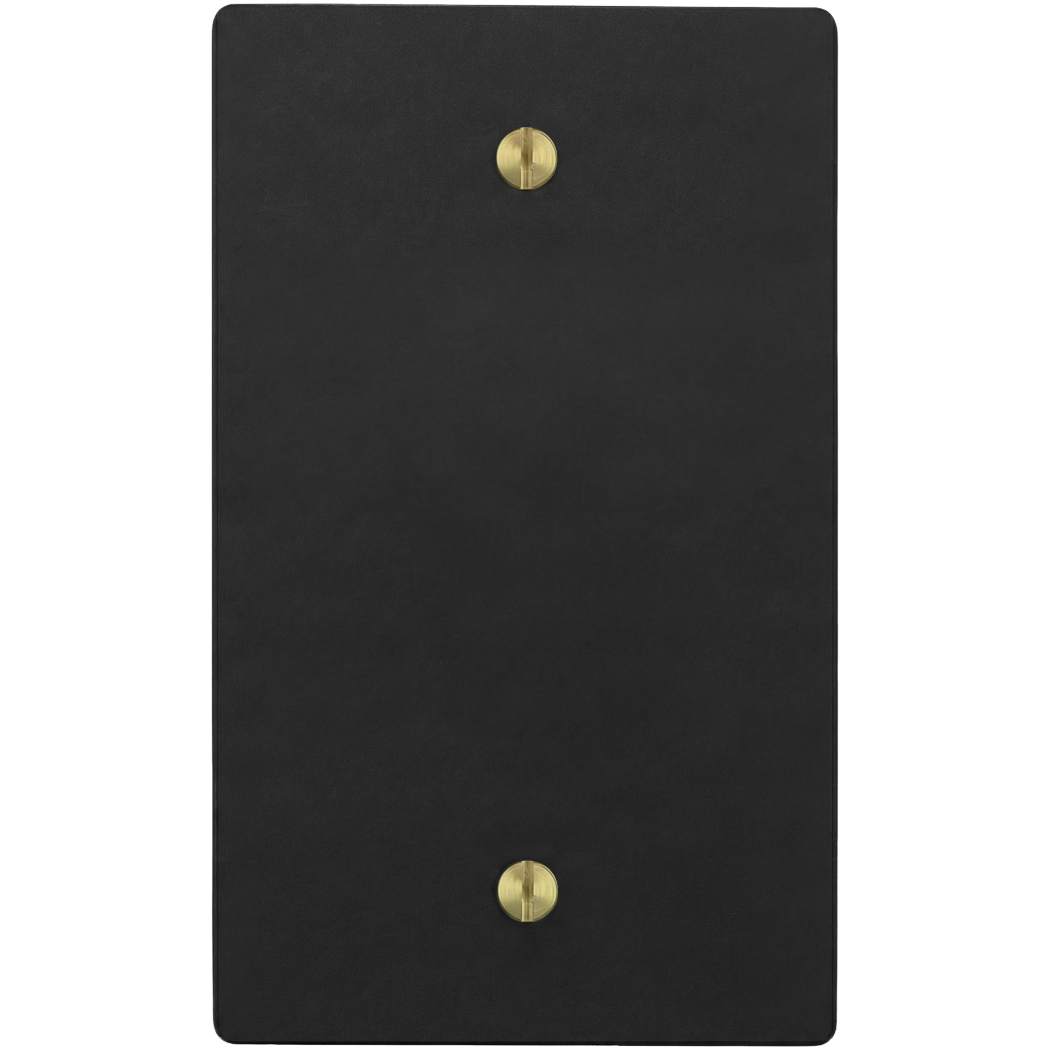 Matte black sb 1-gang switch plate