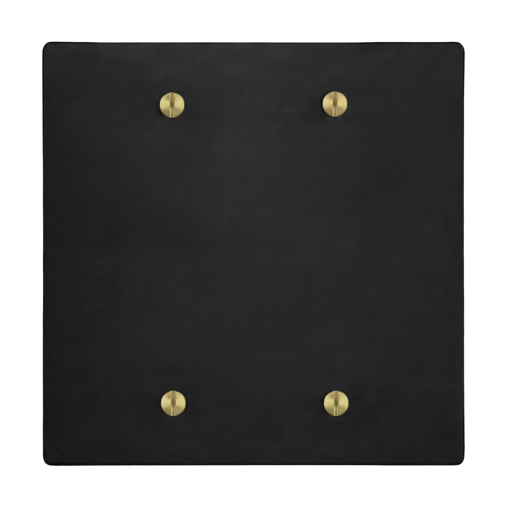 Matte black sb 2-gang switch plate