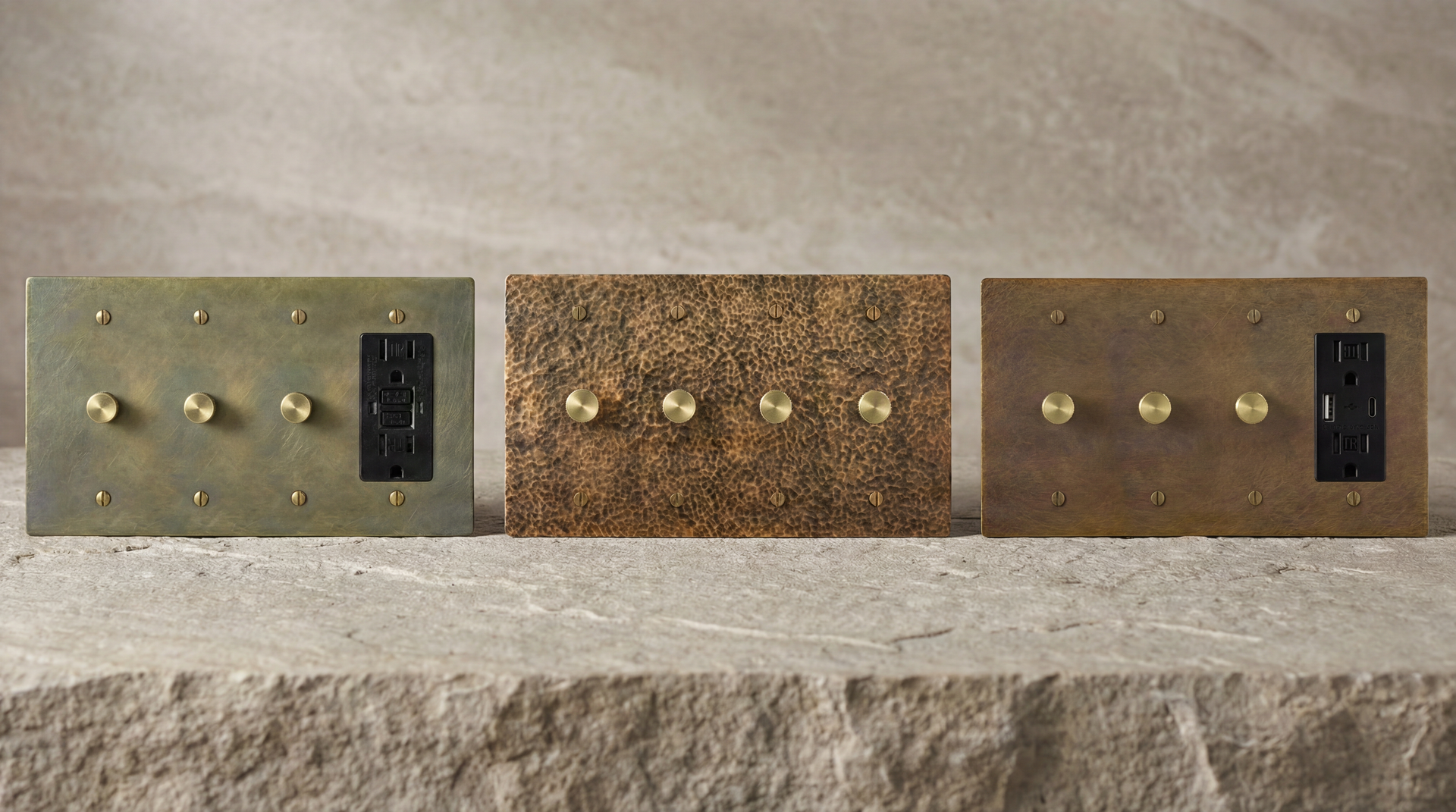4 Gang Light Switches - Desktop Hero