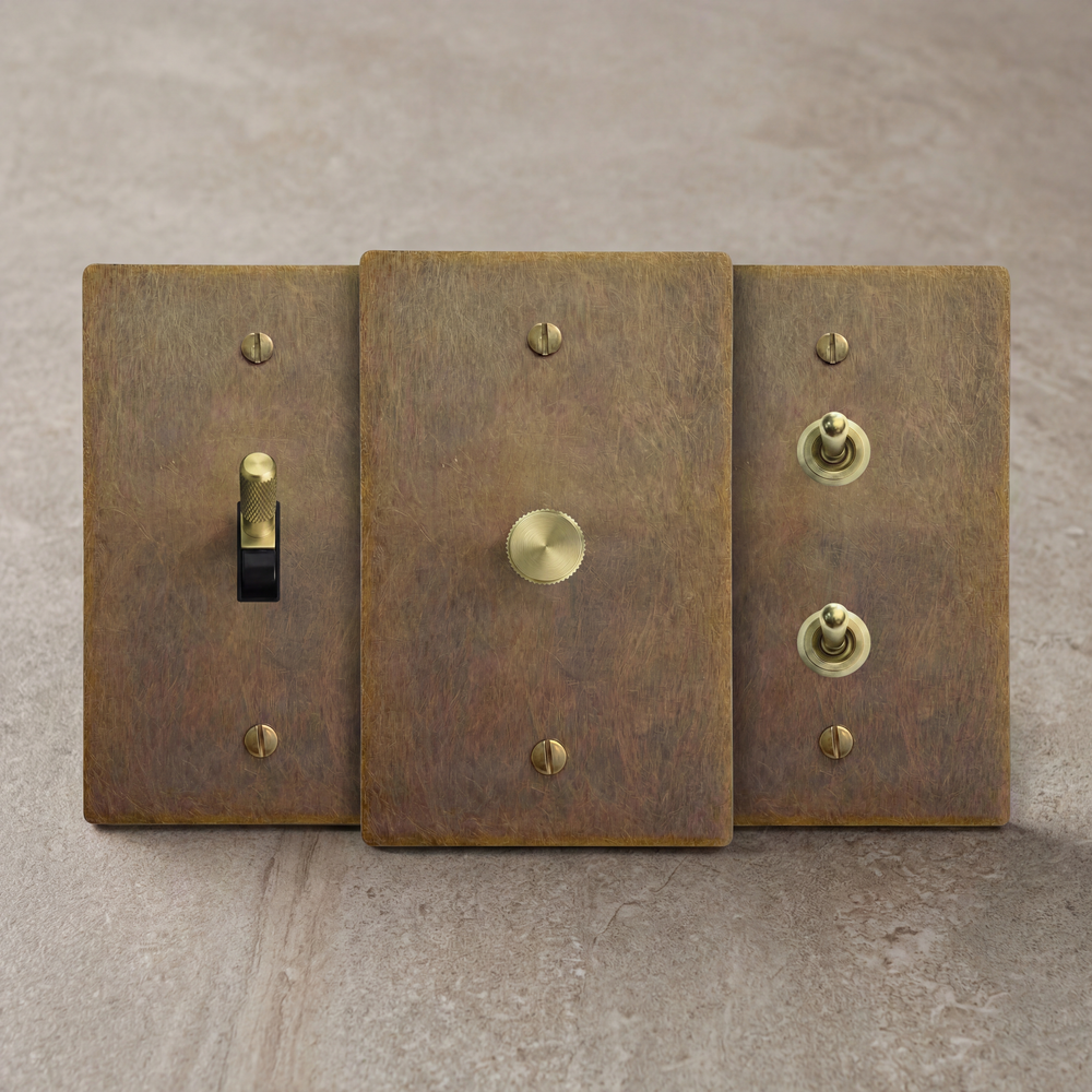 Aged Brass 1 Gang Light Switches collection thumbnail