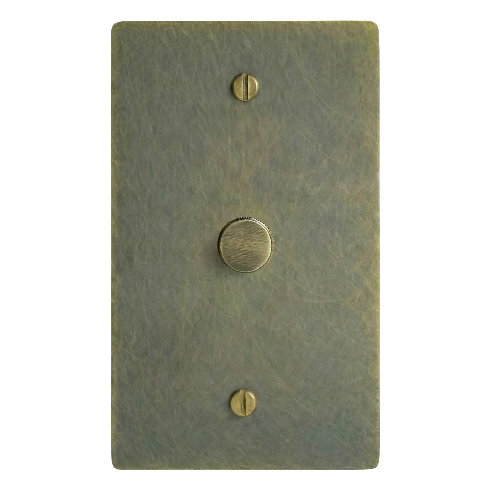 Antique Brass 1-Gang Dimmer Switch Plate