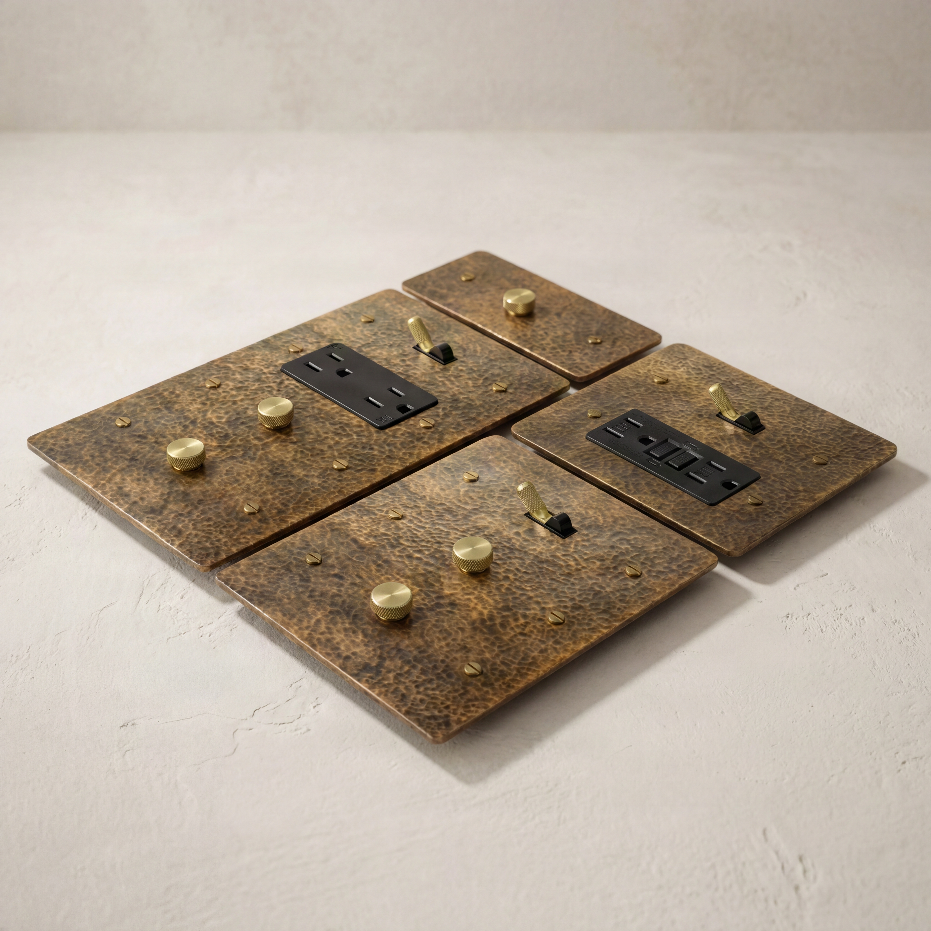 Hammered Brass Toggle Switches collection thumbnail