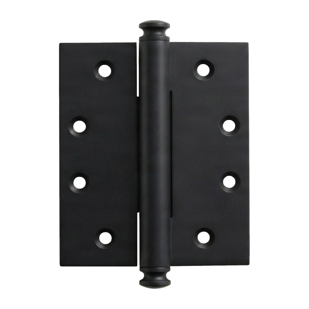 Timeless matte black hinge, crafted for enduring elegance and luxury hardware.