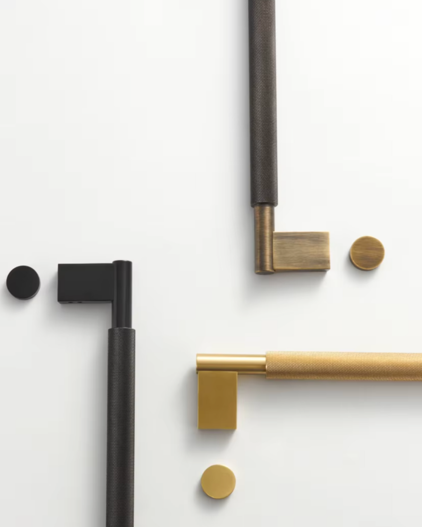 GRASSETO Solid Brass Double-Sided Or Single Door Pull Handle