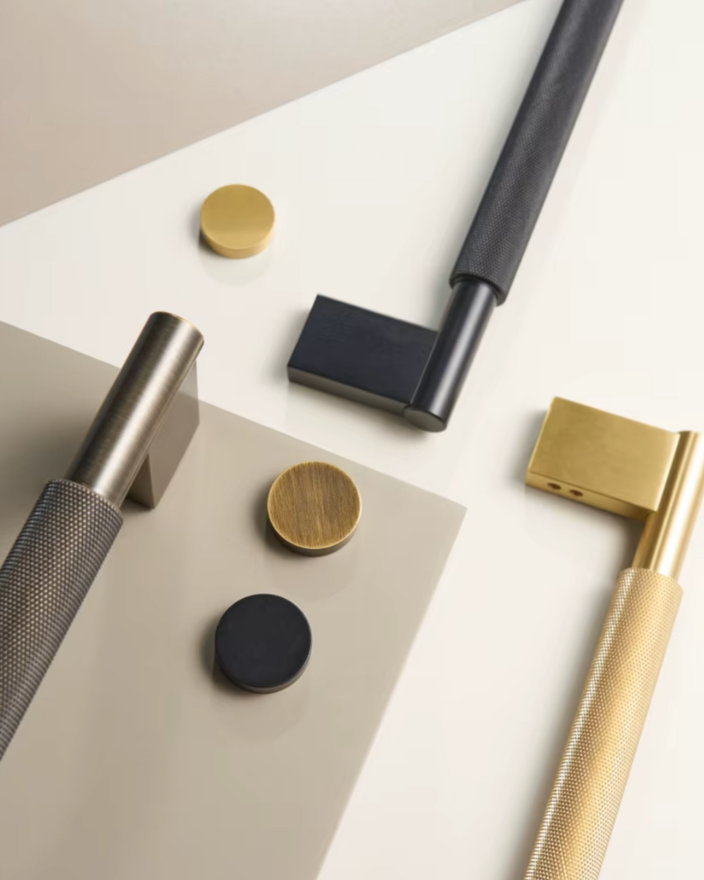 GRASSETO Solid Brass Double-Sided Or Single Door Pull Handle