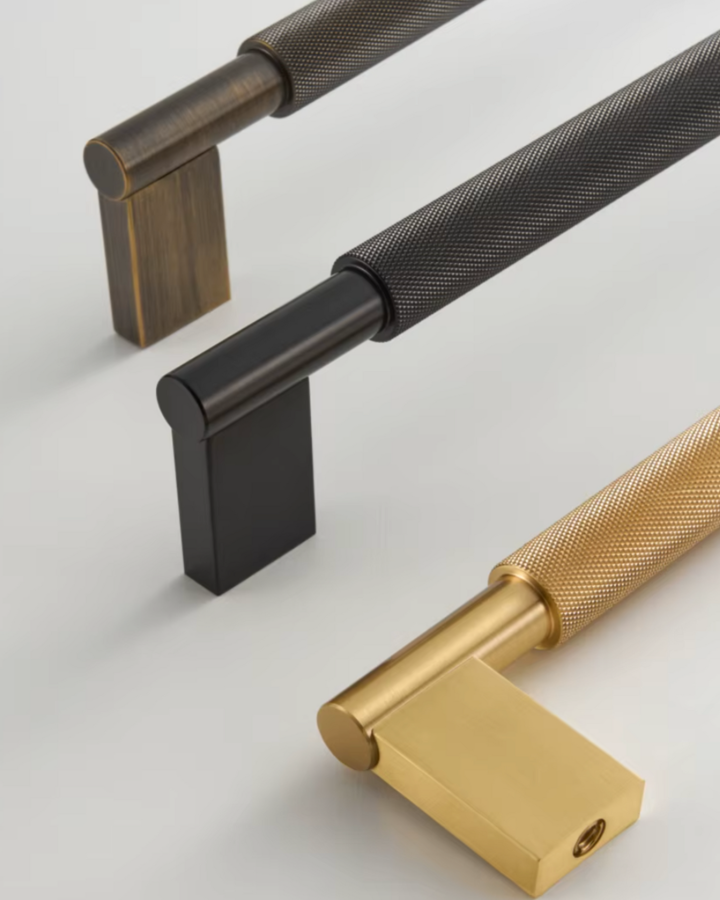 GRASSETO Solid Brass Double-Sided Or Single Door Pull Handle