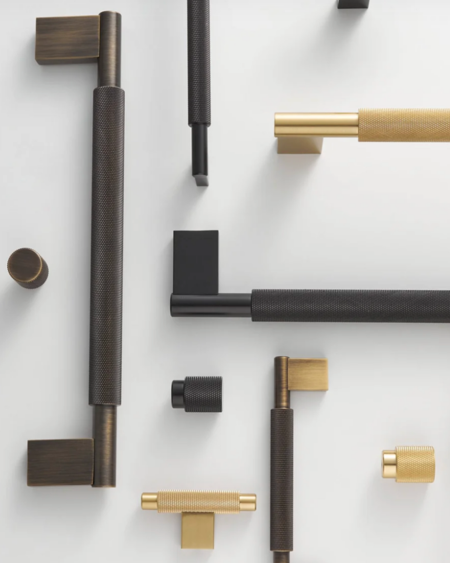 GRASSETO Solid Brass Double-Sided Or Single Door Pull Handle