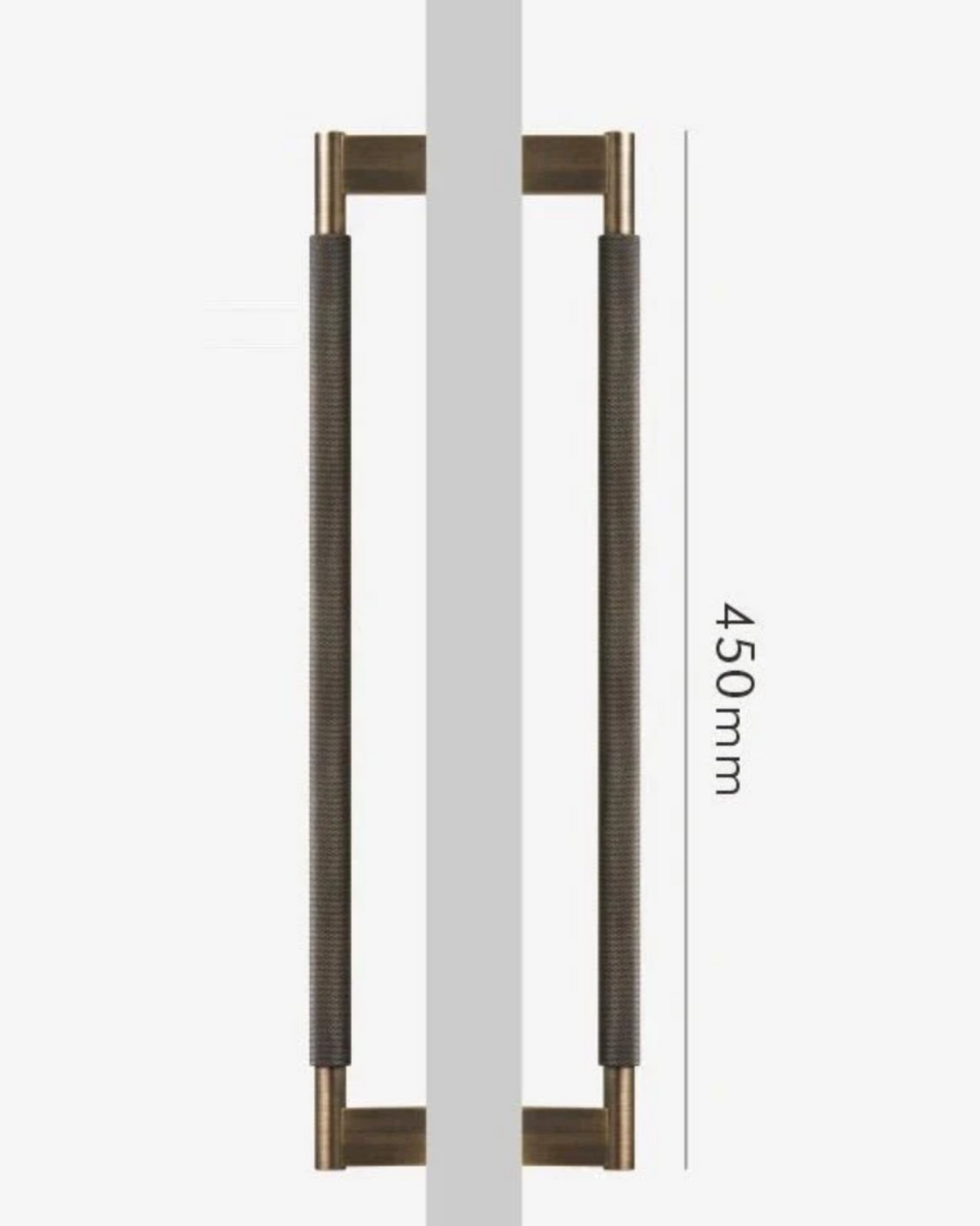 GRASSETO Solid Brass Double-Sided Or Single Door Pull Handle