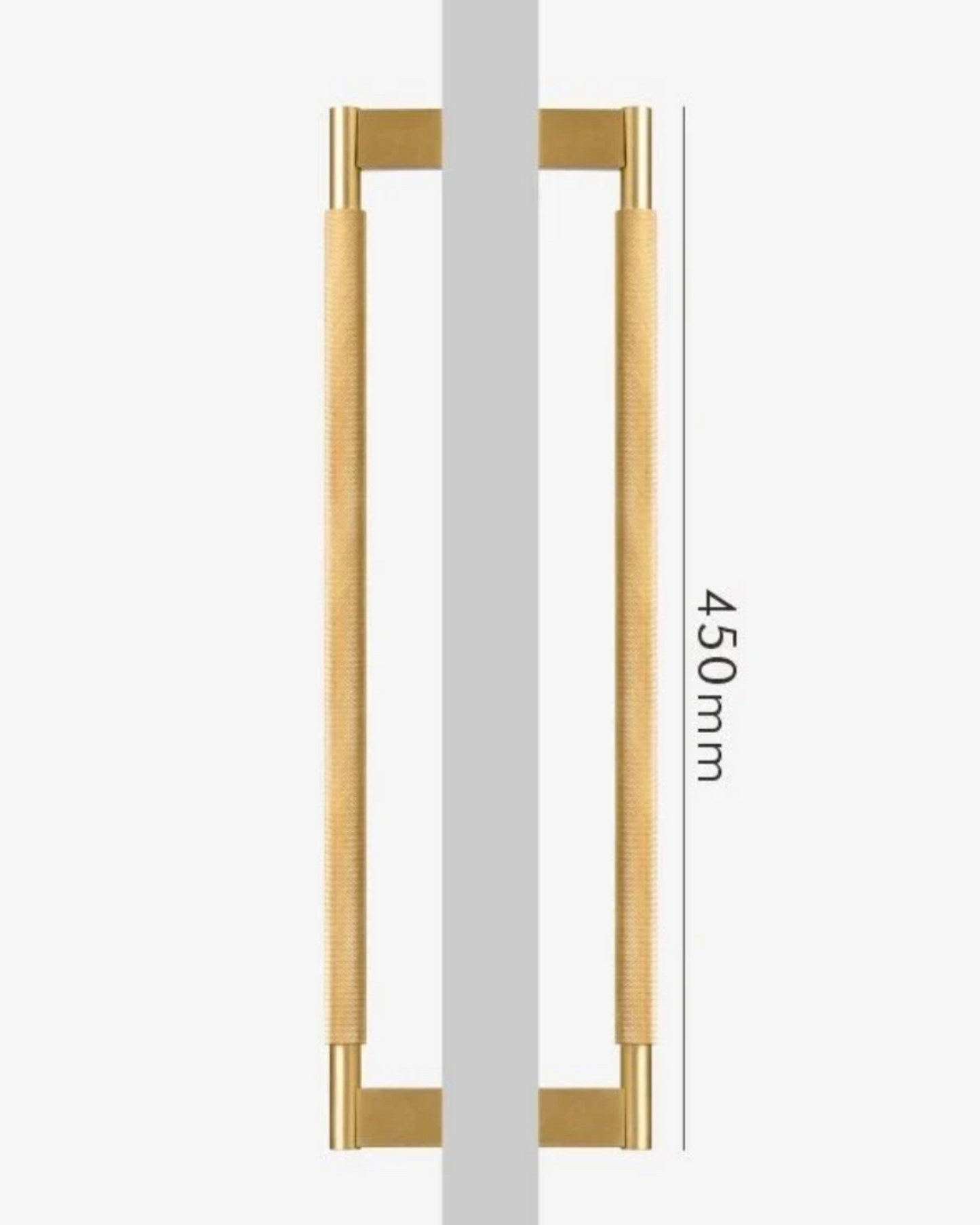 GRASSETO Solid Brass Double-Sided Or Single Door Pull Handle
