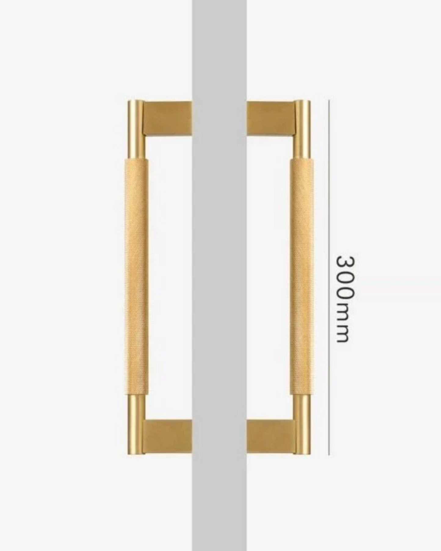 GRASSETO Solid Brass Double-Sided Or Single Door Pull Handle