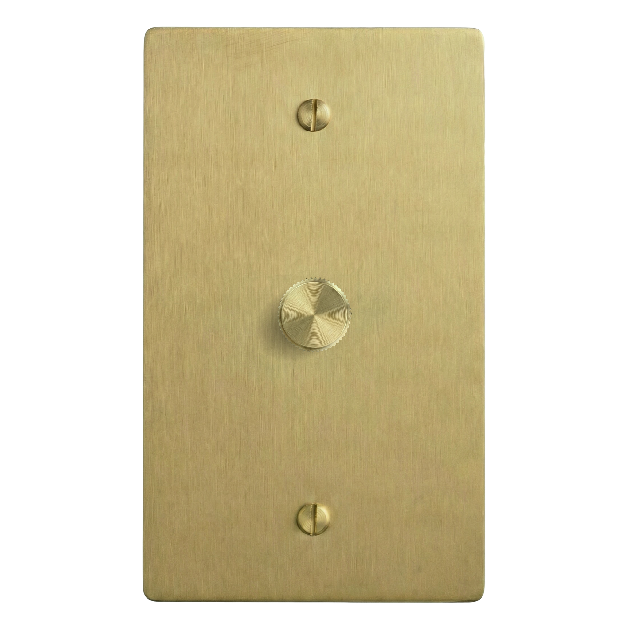 Satin Brass 1-Gang Dimmer Switch Plate
