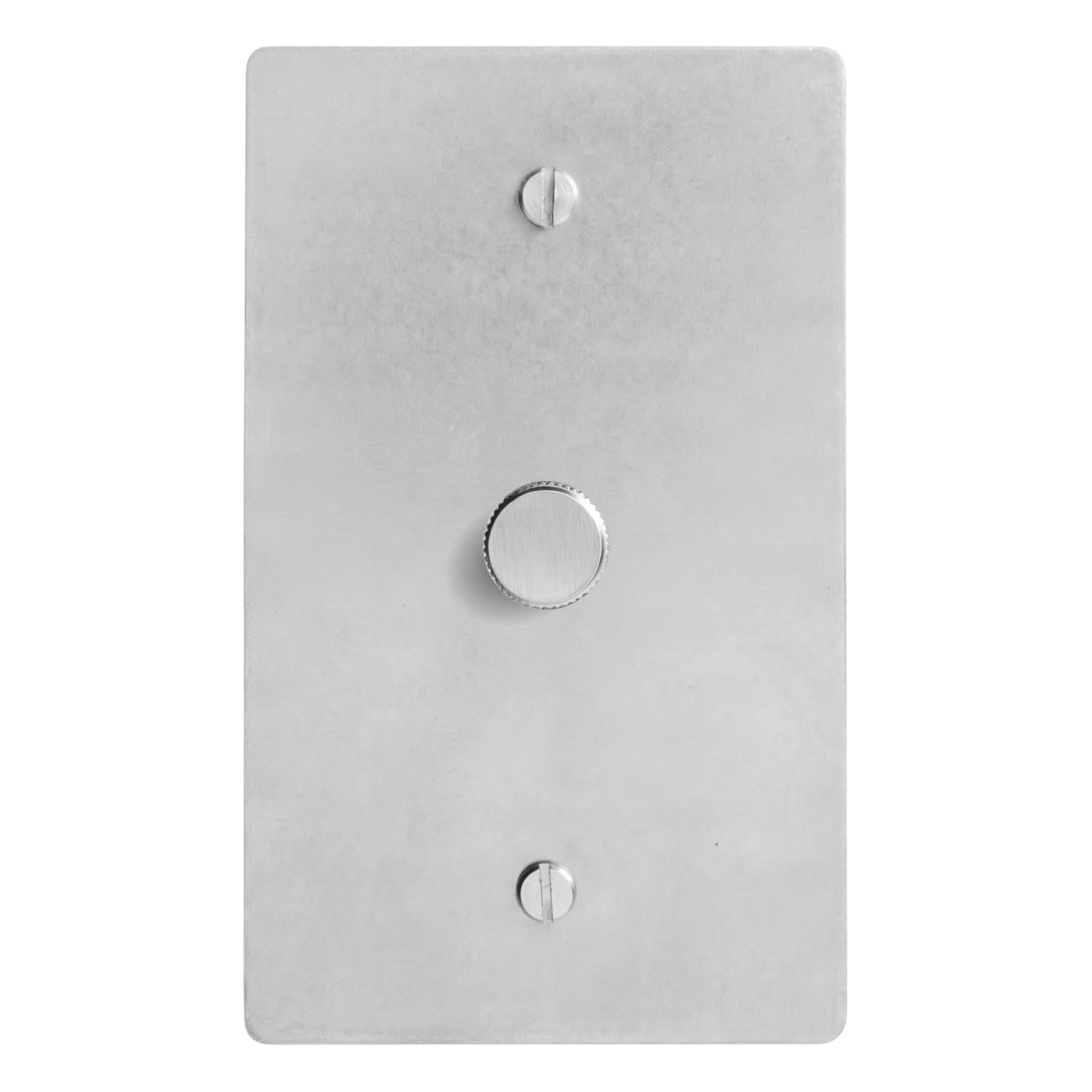 Satin Nickel 1-Gang Dimmer Switch Plate