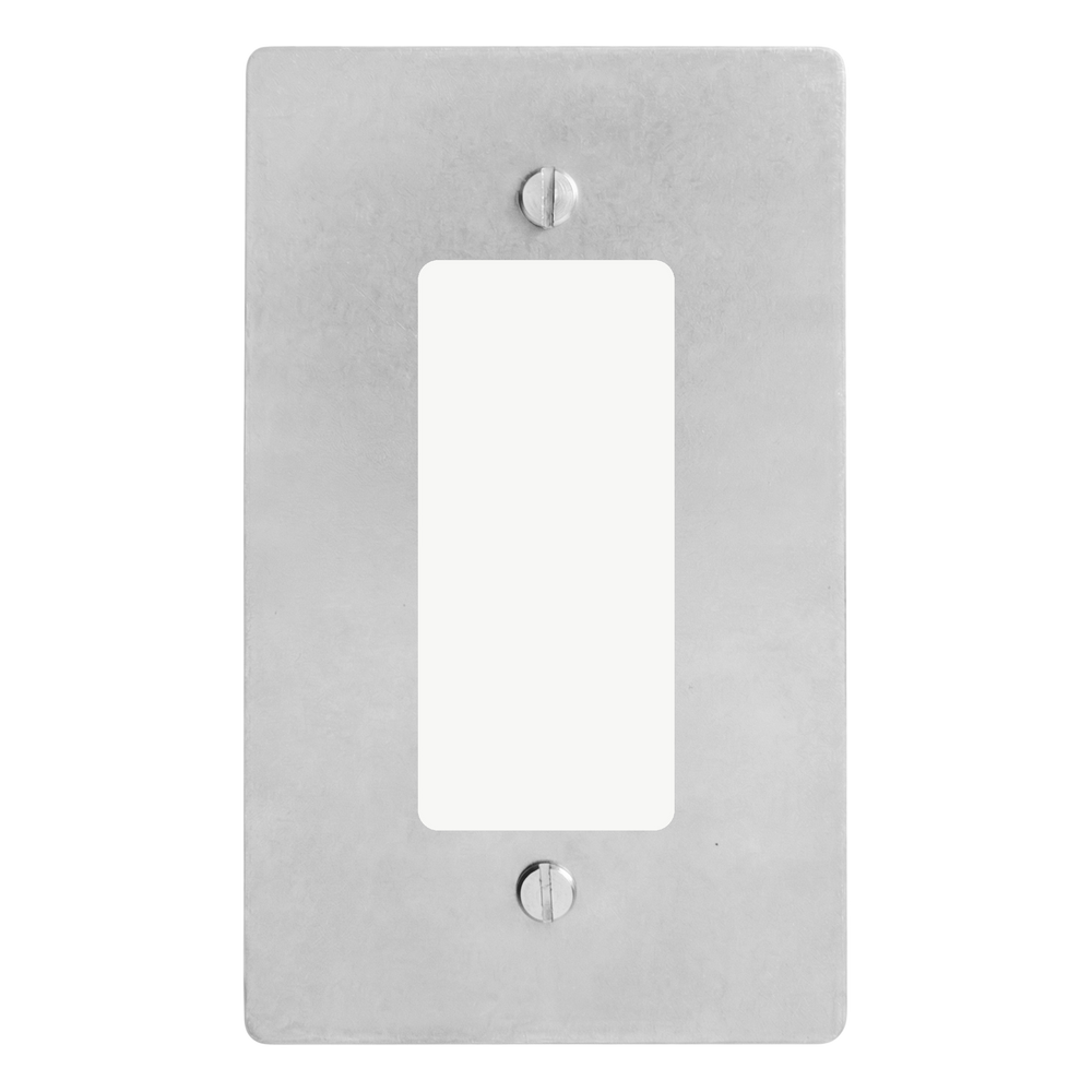 Satin Nickel 1-Gang Decora Switch Plate