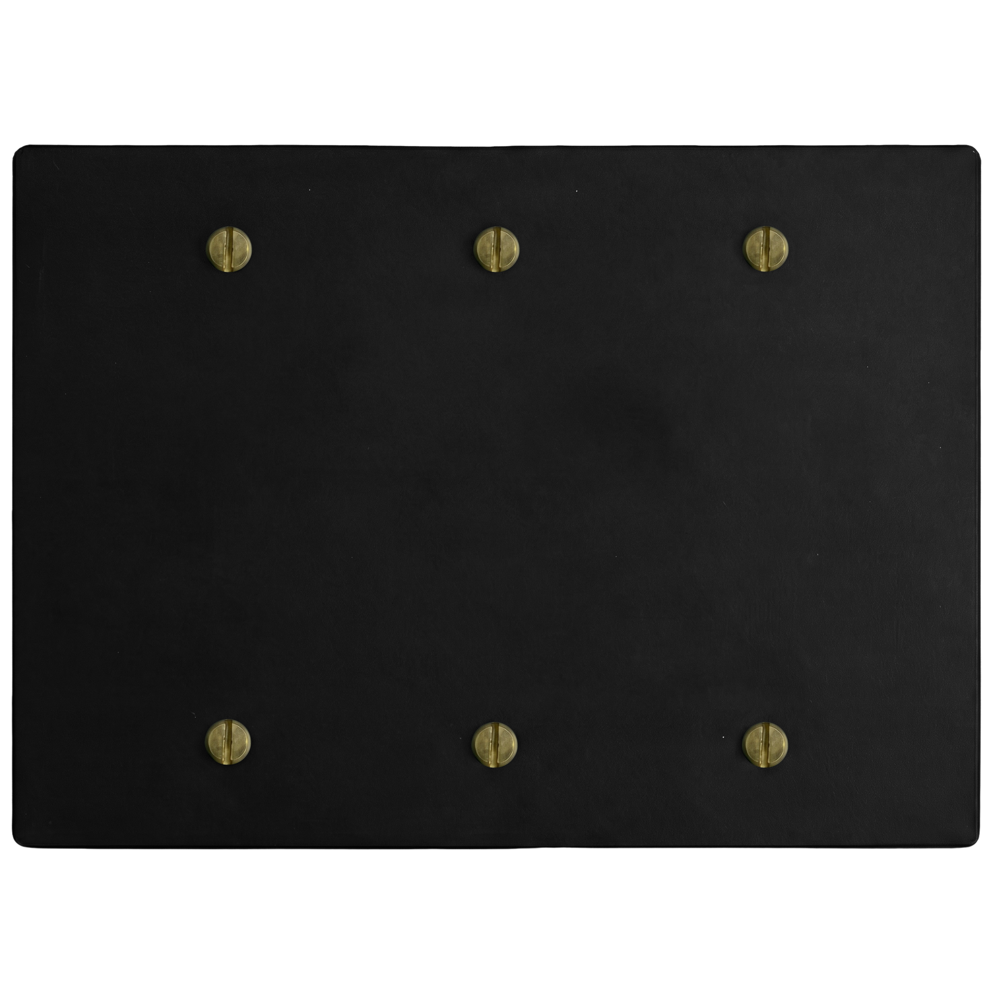 Matte black ab 3-gang switch plate
